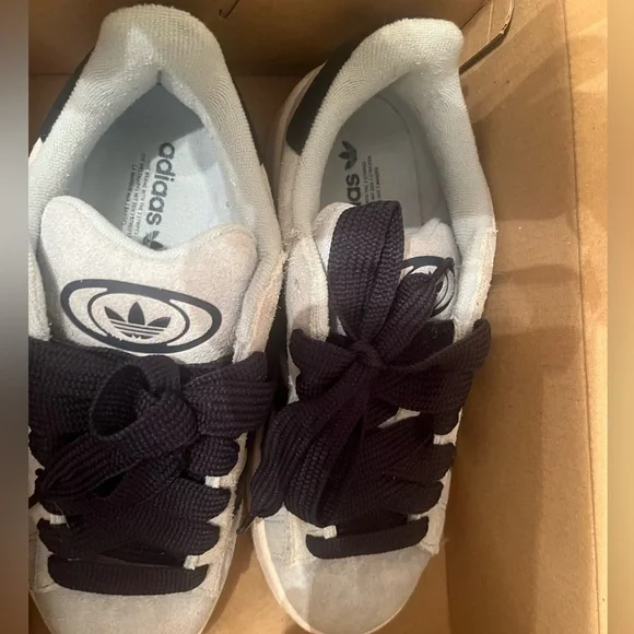adidas | Shoes | Adidas Sneakers With Navy Laces | Poshmark